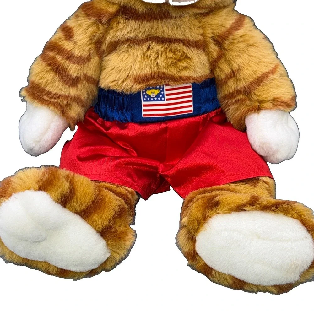 Vintage Build-A-Bear Orange Tabby Cat Stuffed 17